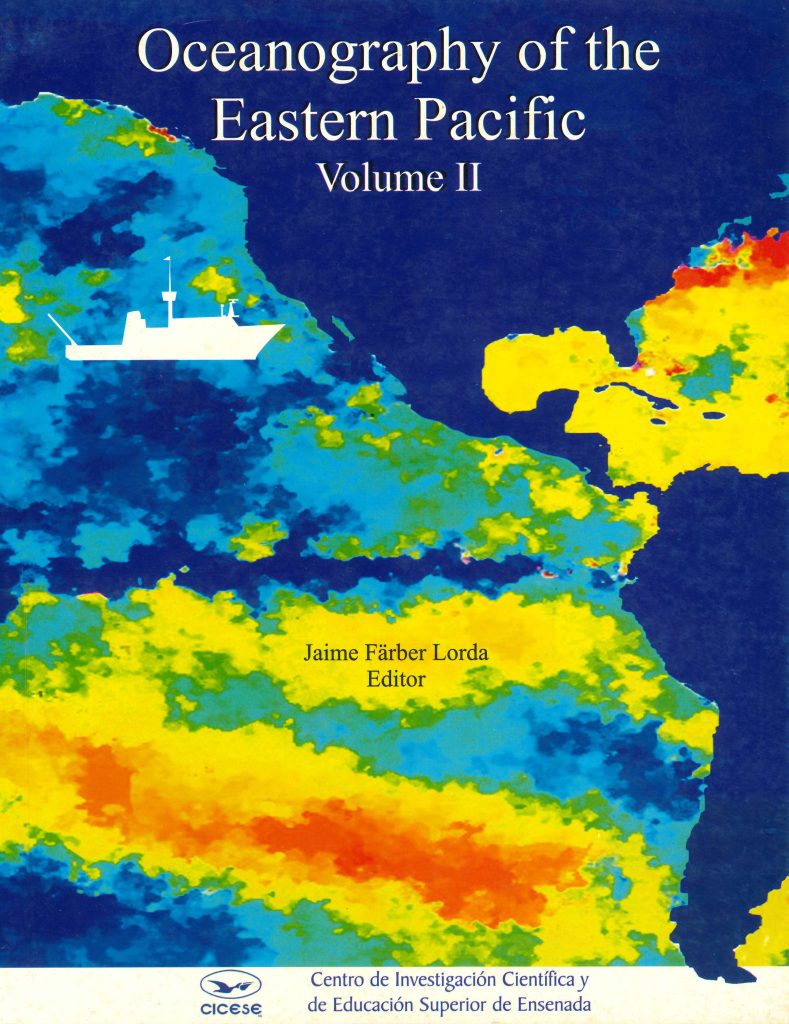 Portadas de los libros editados como resultado de los Coloquios sobre Oceanografía del Pacífico Oriental.
